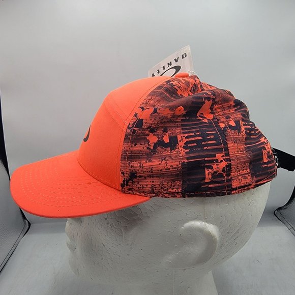 Oakley Shade Me Adjustable Hat Orange Athletic Adjustable Lightweight Casual - Picture 2 of 11